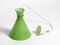 Mid-Century Austrian Green Glass Diabolo Pendant Lamp, Image 9