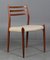 Model 78 Dining Chair by Niels Otto Møller for J.L. Mollers, 1950s 1