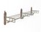 Large Art Deco French Nickel-Plated Brass Coat Rack, 1930s, Image 1
