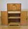 Art Deco Barschrank aus gebleichtem Nussholz, 1930er 7