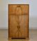 Art Deco Bleached Walnut Drinks Cocktail Cabinet, 1930s 1