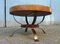 Tablero de mesa de centro vintage en forma de tronco de árbol, Imagen 9