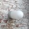 Vintage Industrial French Porcelain & Opaline Glass Wall Light 2