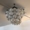 Murano Pulegoso Glass Chandeliers from Mazzega, 1970s, Set of 2, Image 4