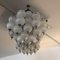 Murano Pulegoso Glass Chandeliers from Mazzega, 1970s, Set of 2, Image 2