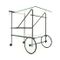 Metal and Glass Cart, 1980s, Image 2