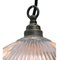 Glass Shade Industrial Hanging Light, 1950s, Image 5