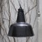 Schwarze Vintage Bauhaus Lampe 4