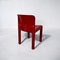 Model 4875 Chair in Glossy Red by Carlo Bartoli for Kartell, 1980s 2