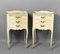 Louis XV Style French Craquelure Nightstands, 1950s, Set of 2 1