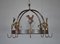 Mid-Century French Wrought Iron Kitchen Pot Rack, Image 1