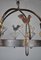 Mid-Century French Wrought Iron Kitchen Pot Rack 9