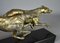 Art Deco French Greyhounds Sculpture by Plagnet, 1930s 8