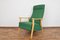 Mid-Century German Armchair with Footstool, 1960s, Image 1