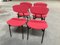 Mid-Century Italian Modern Black Iron Chairs, 1960s, Set of 4, Image 2