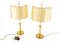 Lampade vintage in ottone dorato di GW Hansen per Metalarte, set di 2, Immagine 3