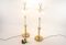 Vintage Lampen aus vergoldetem Messing von G.W. Hansen für Metalarte, 2er Set 8