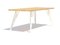 Großer Esstisch mit Tischplatte aus Eiche & gelaserten Stahlbeinen von Aljoscha Vogt für GUSTAV Möblierungen 2