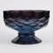 Blue Cloud Glass Model 697 Bowl from George Davidson, 1930s 2
