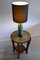 Mid-Century Ceramic & Silk Table Lamp by Pieter Groeneveldt, 1950s 12