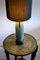 Mid-Century Ceramic & Silk Table Lamp by Pieter Groeneveldt, 1950s 13