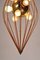 Italienische Mid-Century Deckenlampe, 1950er 4