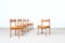 Leather Hunting Dinning Chairs, 1960s, Set of 5 4
