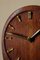 Horloge de Table en Laiton et Teck de Dugena, 1940s 4