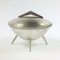 Zuccheriera UFO Space Age placcata in argento di Hefra, anni '60, Immagine 2