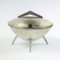 Space Age Silver-Plated UFO Sugar Bowl from Hefra, 1960s, Image 1