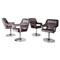 Chaises Pivotantes Mid-Century, Italie, Set de 4 1