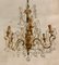 Vintage Crystal Chandelier with Murano Glass Pendants 5