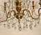 Vintage Crystal Chandelier with Murano Glass Pendants 3