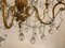 Vintage Crystal Chandelier with Murano Glass Pendants, Image 8