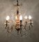 Vintage Crystal Chandelier with Murano Glass Pendants 2