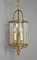 Vintage French Bronze Four Light Hall Lantern 9
