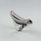 Large Vintage Murano Glass Coquille Centerpiece by Paul Kedelv for Flygsfors, 1950s 4