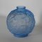 Art Deco Blue Glass Vase from Espaivet, 1920s, Image 1