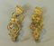 Antique French Brass Curtain Tie Backs, Set of 2, Image 1