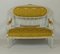 Antique Louis XVI Style French Sofa & Armchair Set, Image 2