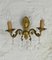 French Chandelier & Matching Wall Sconces, 1950s, Set of 3, Image 13
