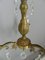 French Chandelier & Matching Wall Sconces, 1950s, Set of 3, Image 6