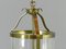 Vintage French Brass Twin Light Hall Lantern, 1930s 7