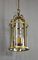 Large Vintage French Bronze Four Light Hall Lantern, Image 14