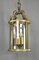 Large Vintage French Bronze Four Light Hall Lantern, Image 2