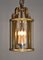 Large Vintage French Bronze Four Light Hall Lantern, Image 8