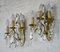 French Brass Wall Sconces Lights, 1950s, Set of 2 6