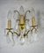 French Brass Wall Sconces Lights, 1950s, Set of 2 1