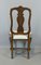 Antique Continental Queen Anne Style Walnut Chairs, Set of 4 7