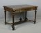 Antique French Walnut Double-Drawer Writing Table, Image 5